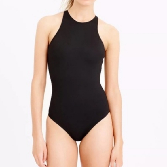 Vintage Crew High Neck Swimsuit